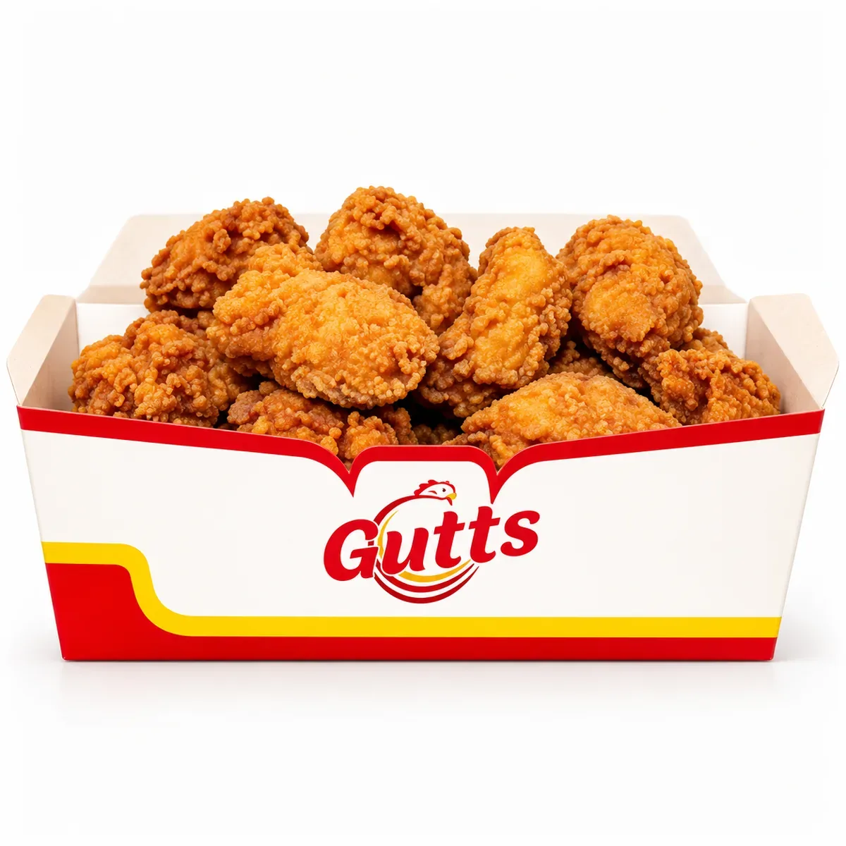 Balde de frango crocante da Gutts Delivery